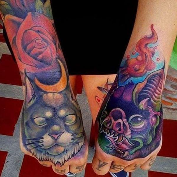 amazing hand tattoos
