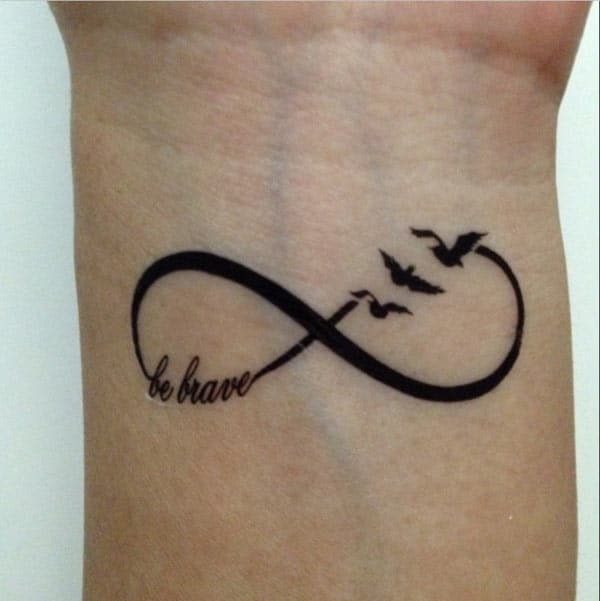 infinity tattoo on wrist