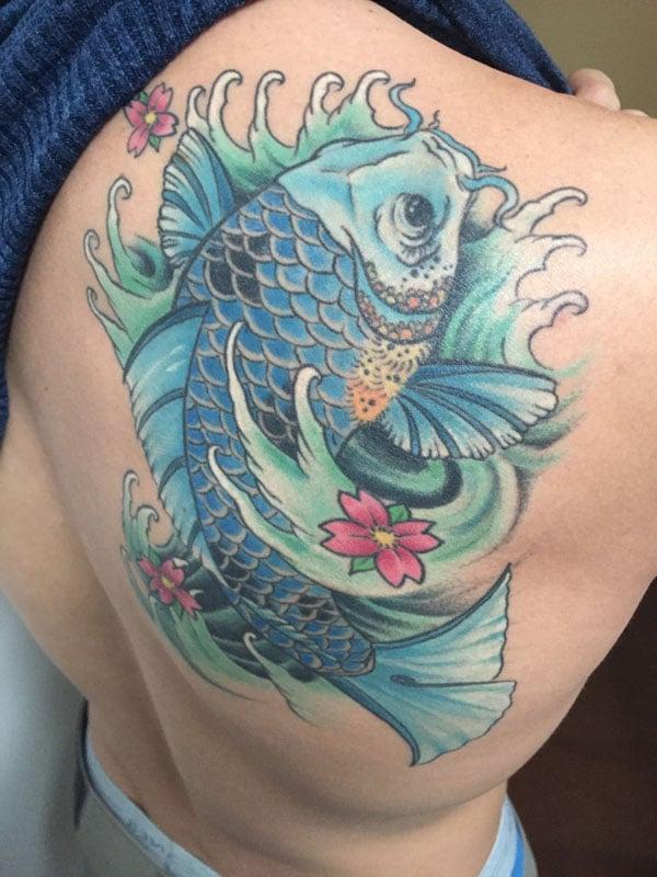 koi fish tattoo ideas