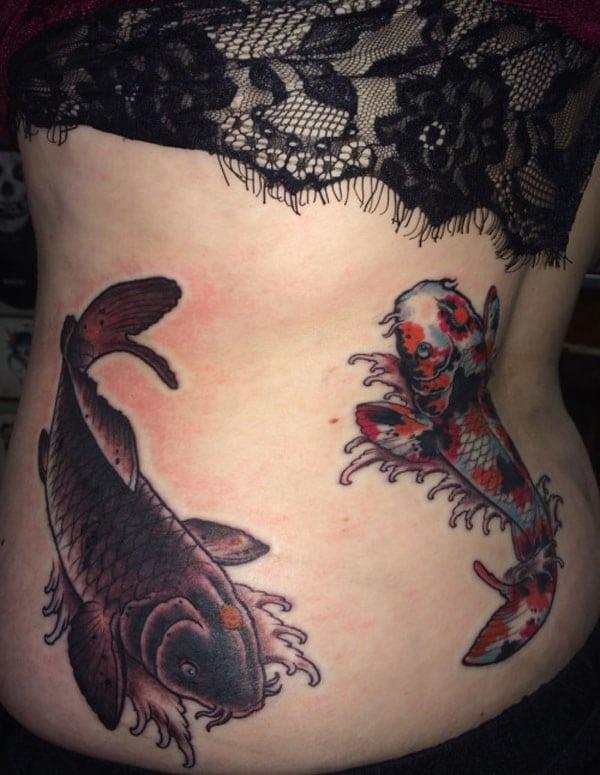 koi fish tattoo designs