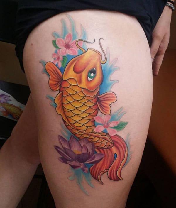 koi fish designs tattoos