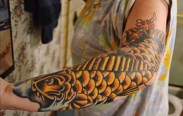 koi fish tattoos pic