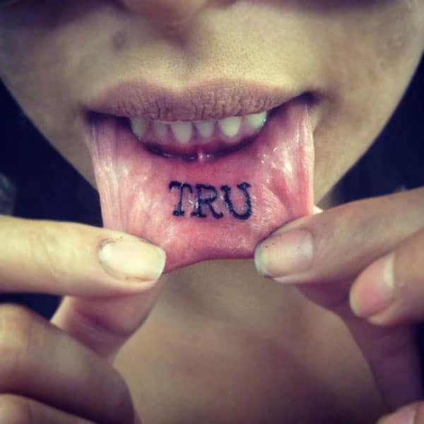 cool inner lip tattoos