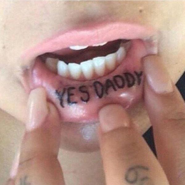 inner lip tattoos