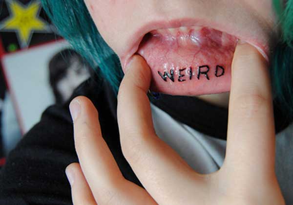 cool lip tattoos