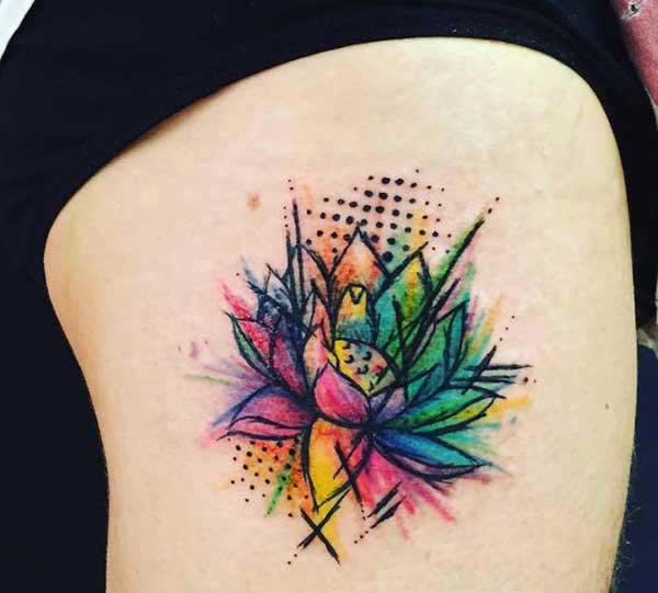awesome lotus flower tattoos