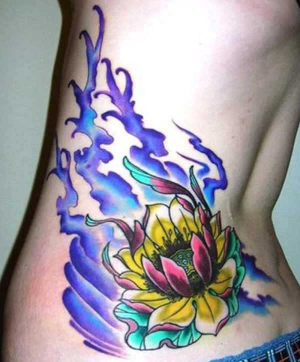 girly lotus flower tattoos