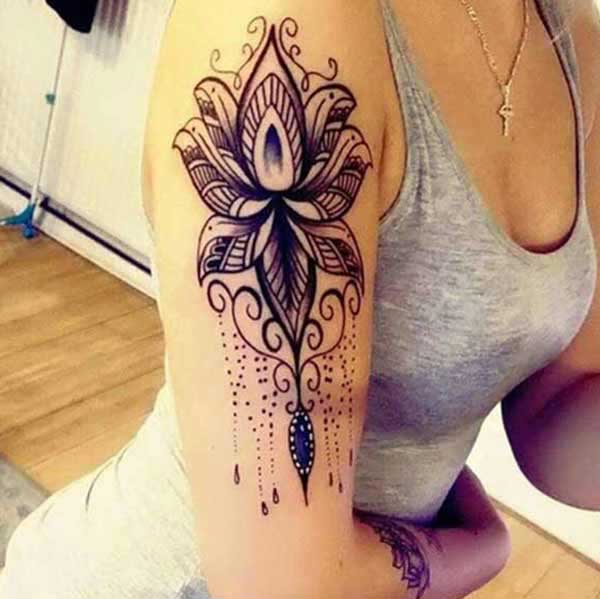 black lotus flower tattoos