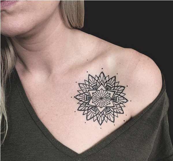 girl mandala tattoos