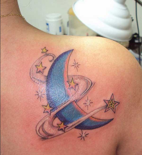 female moon tattoos