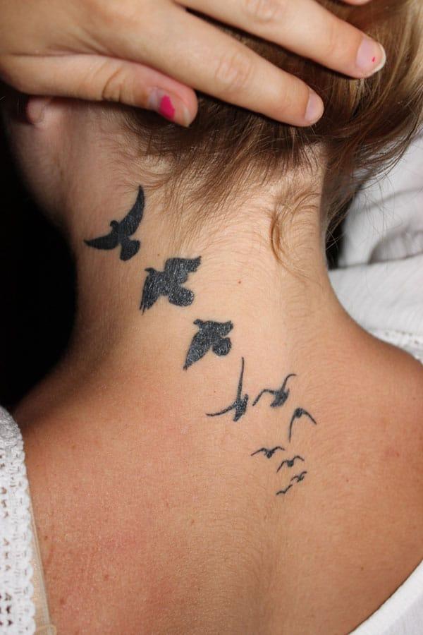 back neck tattoos