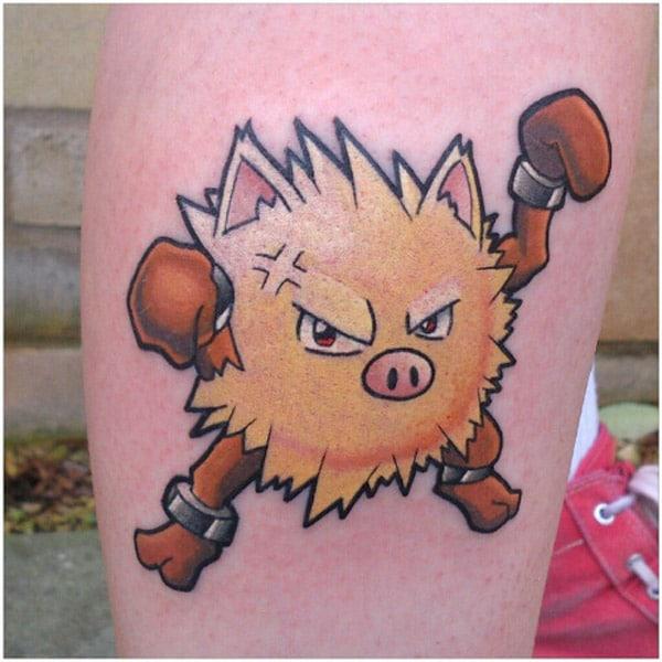 Game Pokemon tattooes