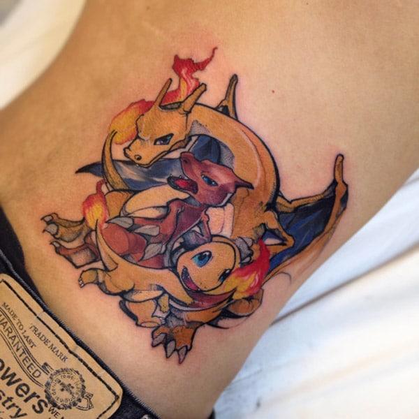 Amazing Pokemon tatoo for men