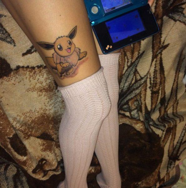 Hot Pokemon tatto for Girls