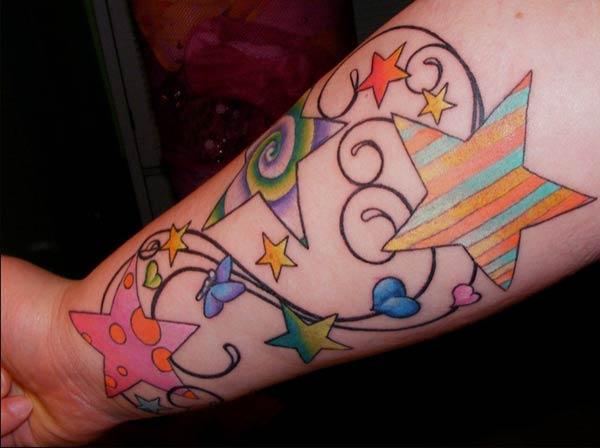 awesome star tattoos