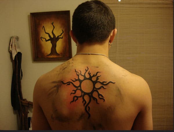 sun tatoo pictures