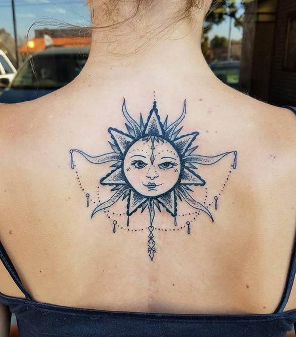 cute sun tattoos