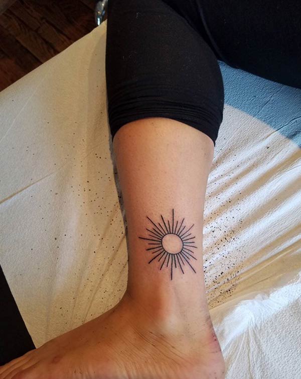 girly sun tattoos