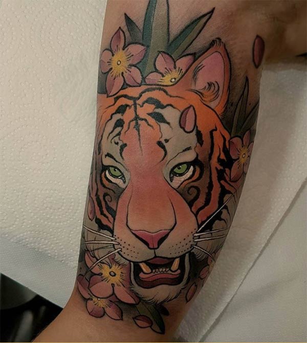 lovely tiger tattoos