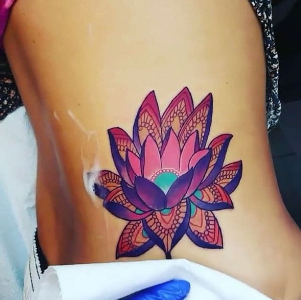 beautiful lotus flower tattoos