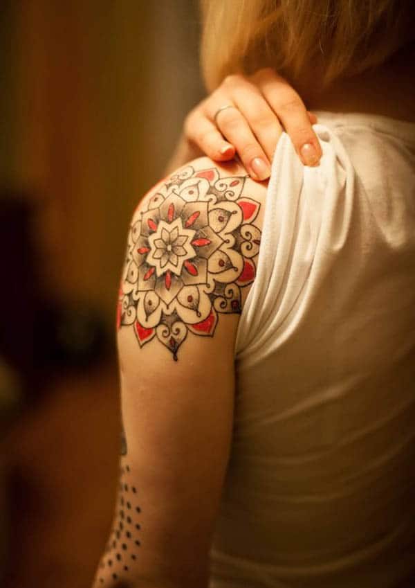 colourful mandala tattoos