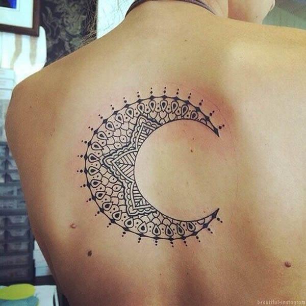 pale moon tattoo