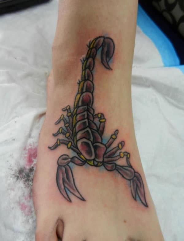 scorpion tattoos ideas