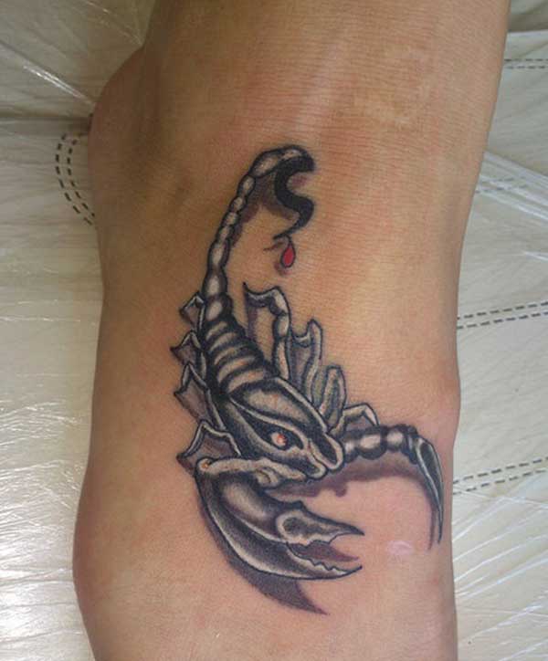 women scorpion tattoos