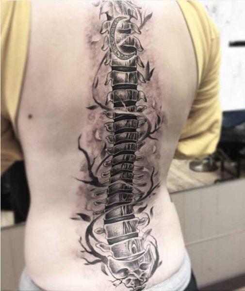 Spine Tattoos Design Idea For Men And Women - Tattoos Ideas