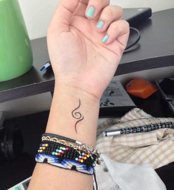 simple wrist tattoos