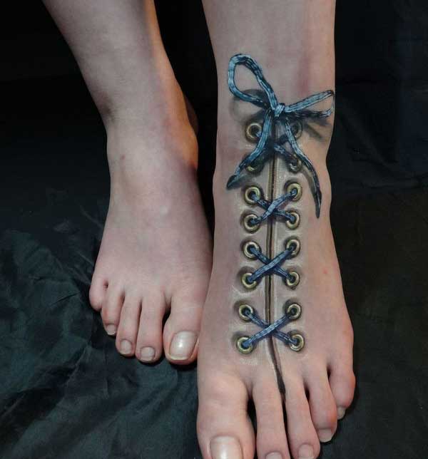 shoe 3d tattoos