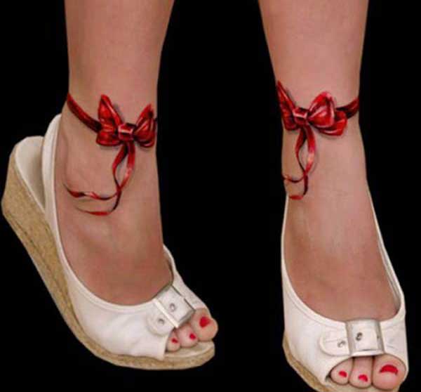 ankle 3d tattoos