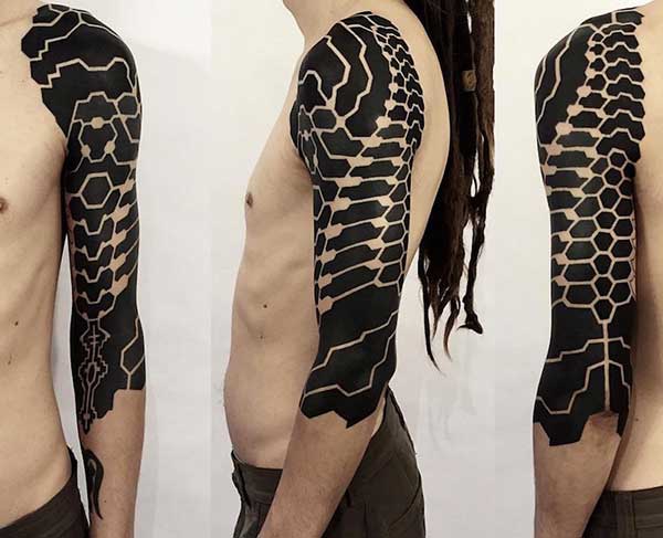 Amazing half sleeve tattoo for men