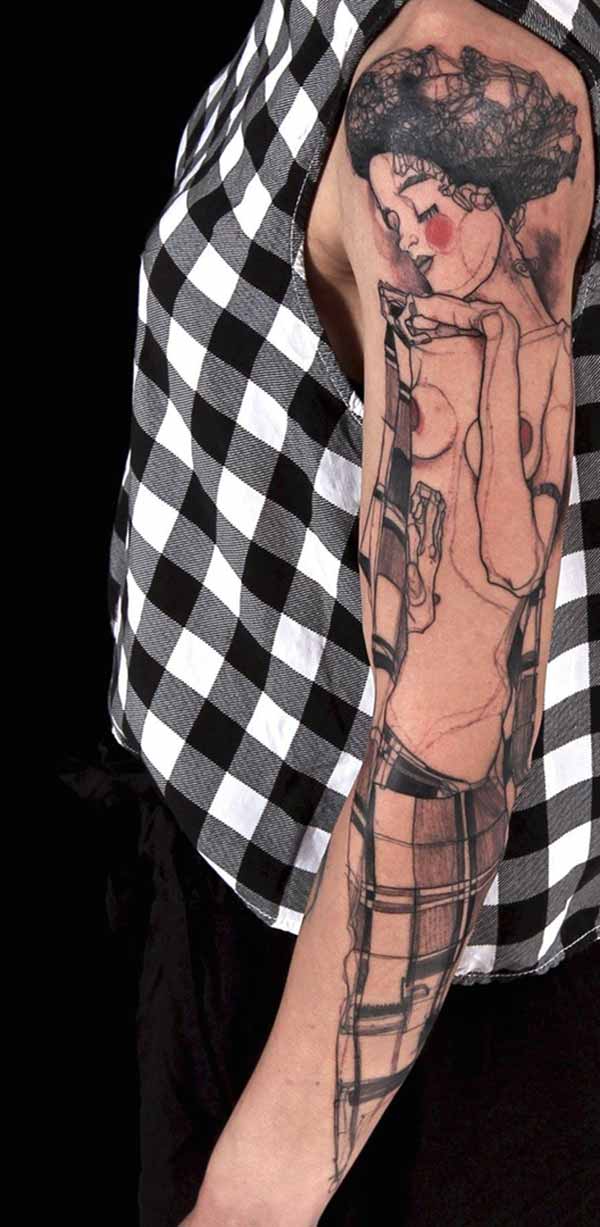 half sleeve tattoo for mens