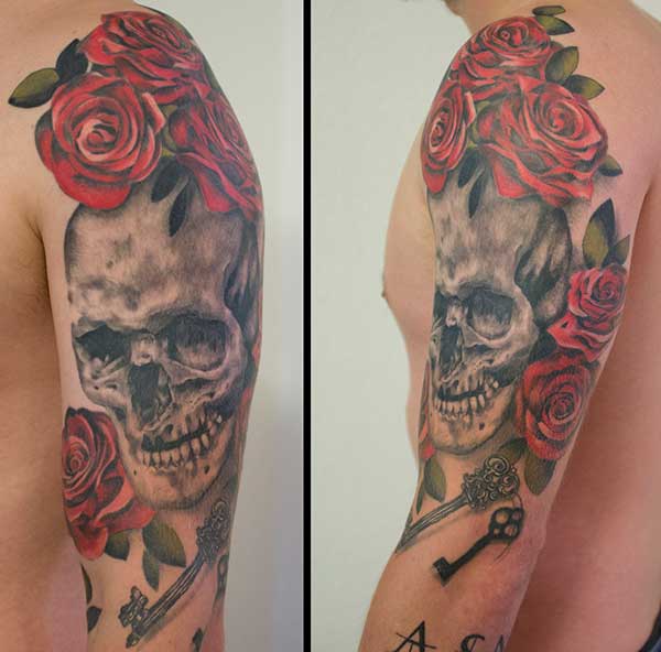 mens half sleeve tattoos