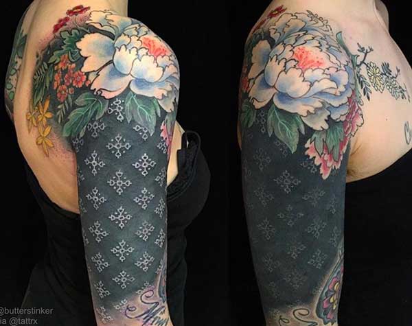 feminine half sleeve tattoos