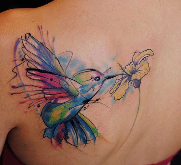 hummingbird female tattoos