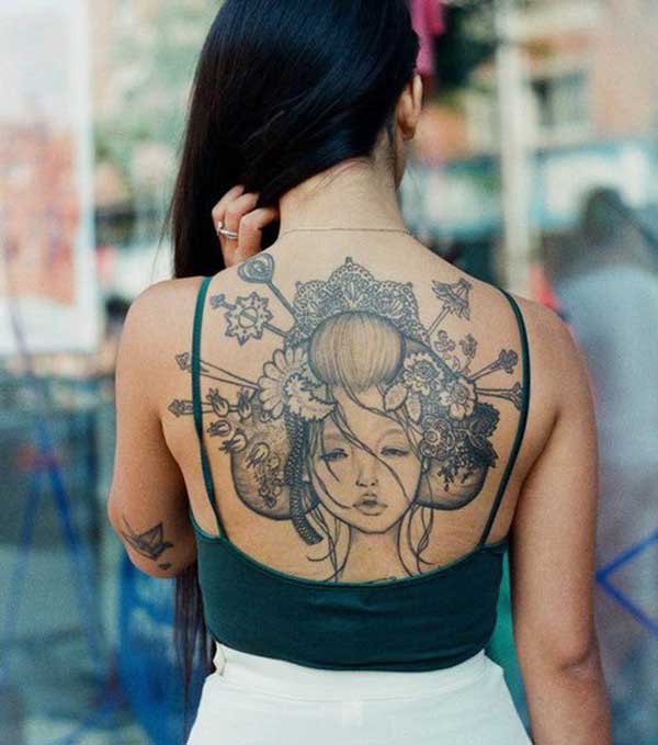 japanese women tattoos