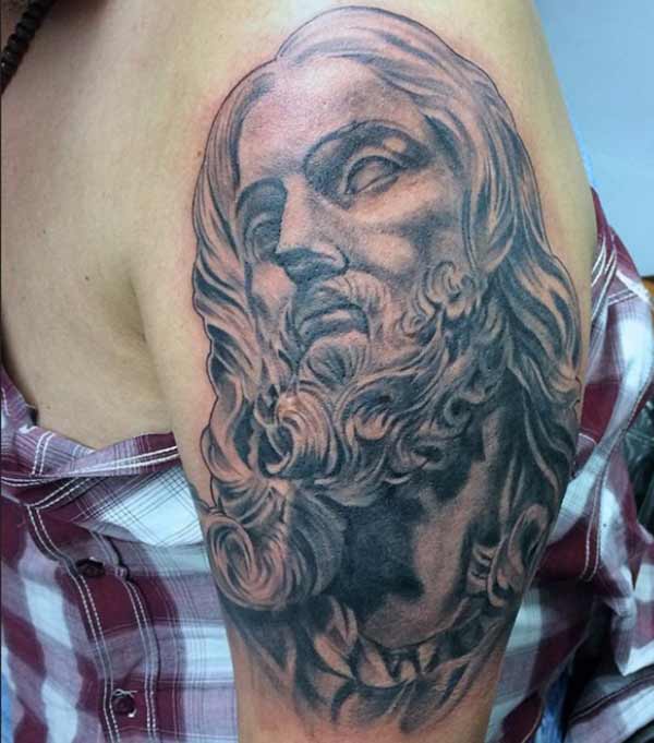 girl jesus tattoos