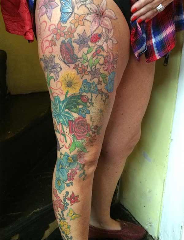 awesome leg tattoos