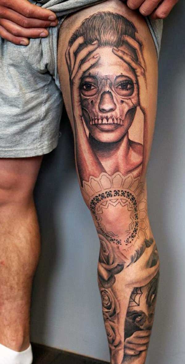 leg tattoos for men