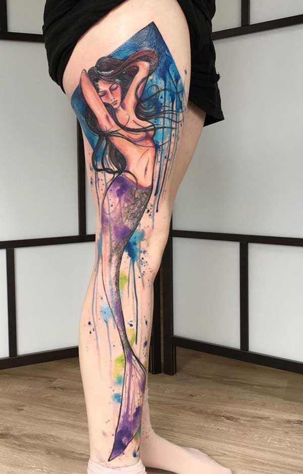 cool leg tattoos