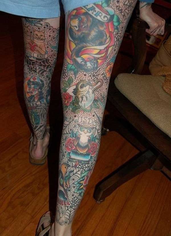 leg tattoo designs