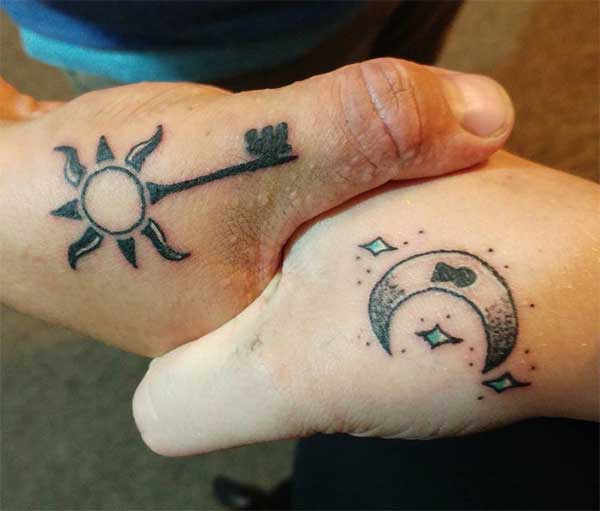 couples matching tattoos