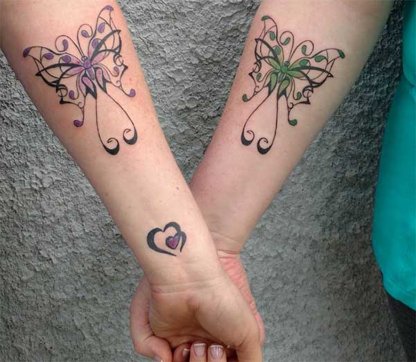 beautiful matching tattoos