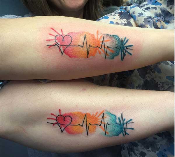 Super matching tattoos