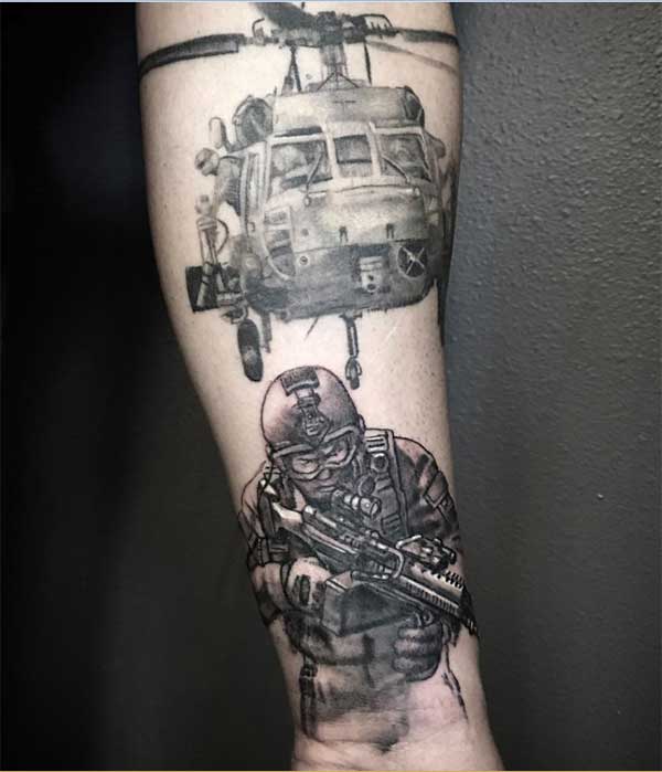 designs military tattoos