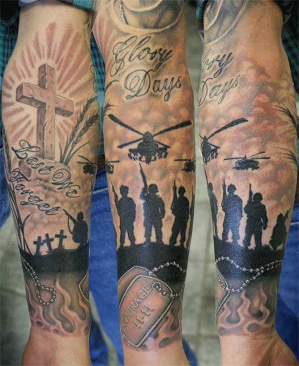 military tattoo designs