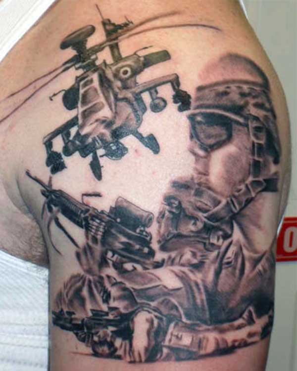 amazing tattoo military