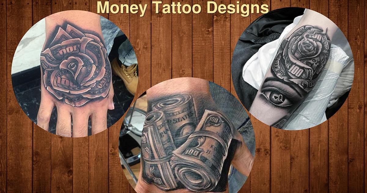 Money Tattoos Design idea For Men and Women.